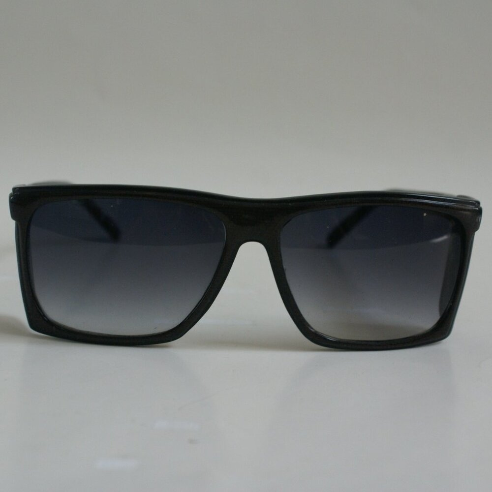 NWT Tru-Vintage 90's Plastic Rectangle w/Side Shield Sunglasses (S.Black)
